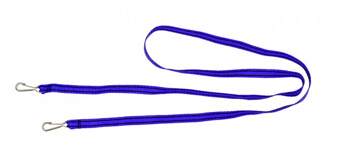 Rodelziehband breit mit Karabiner (Rot)